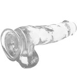 XRAY Model Clear żelowy 18,5 cm – transparentny, kulki, przyssawka, nowoczesny materiał