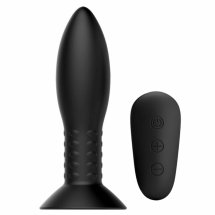 MR PLAY Model Obrotowy Czarny – zdalnie sterowany korek silikonowy 13 cm, rotacja, pilot