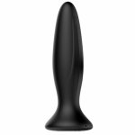 Mr. Play Wibrator Analny 12 Trybów – USB, silikon medyczny, wodoodporny, czarny