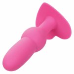 CalExotics First Time Wibrująca sonda koralikowa, 10 trybów, różowa, USB