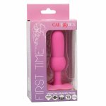 CalExotics First Time Wibrująca sonda koralikowa, 10 trybów, różowa, USB