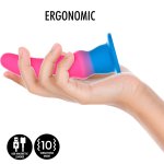MYTHOLOGY KUNO UTOPIA M – Model z wibracją, Watchme, silikon medyczny, neonowy, 15,5 cm