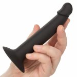 CalExotics Stud Wąski Model Analny silikonowy z przyssawką, czarny, 13 cm