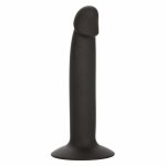 CalExotics Stud Wąski Model Analny silikonowy z przyssawką, czarny, 13 cm