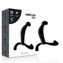 Addicted Toys stymulator prostaty czarny, anatomiczny, 11,3 cm, TPR
