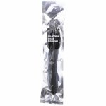 All Black Sistema silikonowy irygator prysznicowy, czarny, 27 cm, medyczny silikon