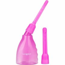 CalExotics Ultimate Douche ROZ system higieniczny z dwoma końcówkami, przezroczysty/różowy