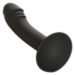 CalExotics zakrzywiony korek silikonowy z przyssawką, czarny, 13 cm