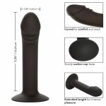 CalExotics zakrzywiony korek silikonowy z przyssawką, czarny, 13 cm