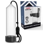 Pump Addicted RX5 przezroczysty system próżniowy z wibracją, cylinder ABS silikon 23 cm