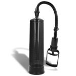 Intense Pump 01 czarna pompka próżniowa z manometrem, anatomiczna uszczelka 20 cm
