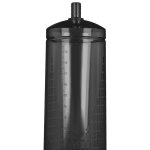 Intense Pump 01 czarna pompka próżniowa z manometrem, anatomiczna uszczelka 20 cm