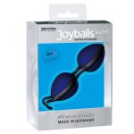 Joydivision Joyballs kulki treningowe czarno-niebieskie Silikomed, anatomiczny system 10 cm