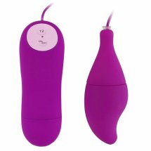 Baile Pleasure Shell12 liliowy – model z 12 trybami pracy, miękka powierzchnia 8x3 cm