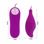 Baile Pleasure Shell12 liliowy – model z 12 trybami pracy, miękka powierzchnia 8x3 cm