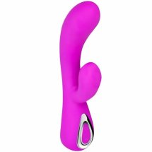 Pretty Love Inteligentny wibrator liliowy 18 cm, 10 trybów, podwójny silnik, USB