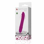 Pretty Love Beck liliowy mini masażer intymny 12,5 cm, 10 trybów, silikon medyczny