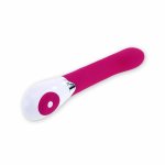 Pretty Love Daniel silikonowy masażer intymny 19,5 cm liliowo-biały, 30 trybów, ergonomiczny