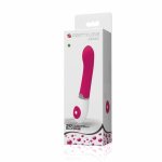 Pretty Love Daniel silikonowy masażer intymny 19,5 cm liliowo-biały, 30 trybów, ergonomiczny