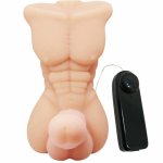 Baile Temptation Bigger Man anatomiczny tors męski z wibracją, regulacja, TPR
