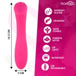 Moressa Celso Premium silikonowy model wielofunkcyjny, 30 trybów, USB, 16 cm
