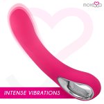 Moressa Nelson Premium silikonowy model intymny, 12 trybów, ładowanie USB, fioletowy