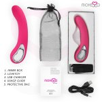 Moressa Nelson Premium silikonowy model intymny, 12 trybów, ładowanie USB, fioletowy