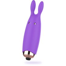 Womanvibe Bugsy silikonowy stymulator typu królik, mini, fioletowy, 2,4x7,3 cm