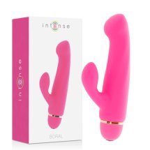 Intense Boral masażer silikonowy 20 trybów pracy, ergonomiczny, rożowy