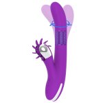 Fun Function Bunny 2.0 model rotacyjny, silikonowy, 7 trybów, USB, 24 cm
