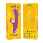 Fun Function Bunny 2.0 model rotacyjny, silikonowy, 7 trybów, USB, 24 cm