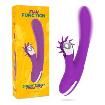 Fun Function Bunny 2.0 silikonowy stymulator, 7 trybów wibracji, ładowanie USB
