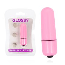 Glossy Brilliant Mini system wibracyjny, głęboki roż, wodoodporny, 58x18 mm