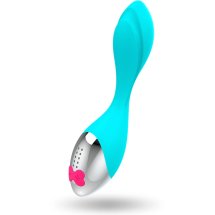 HAPPY LOKY Mini model wibracyjny, 7 trybów, LED, turkusowy, USB