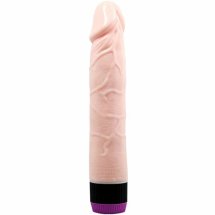 Baile Adour Club model wibracyjny 21,5 cm, miękki TPR, regulacja intensywności, beżowy
