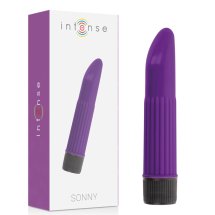 Intense Sonny Lilac – masażer podręczny, 13,5 cm, ABS, fioletowy, zakrzywiona końcówka