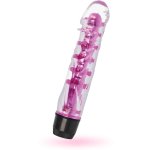 Glossy Lenny Pink – model wibrujący, wodoodporny, 14 cm, TPE Platinum, różowy