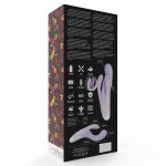 MIA Guell – wielofunkcyjny masażer, 10 trybów, podwójny system, silikon medyczny, 19,2 cm