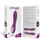Coverme Elsie – bezprzewodowy model intymny z technologią Watchme, 10 trybów, fioletowy