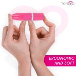 Moressa Ivy Pink – przenośny stymulator podróżny, 6 trybów, silikon medyczny, IPX7