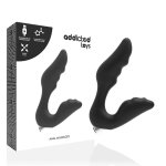 Addicted Toys Masażer Prostaty Model 6 Czarny – ładowalny, silikon medyczny, 10 trybów