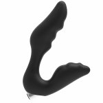 Addicted Toys Masażer Prostaty Model 6 Czarny – ładowalny, silikon medyczny, 10 trybów