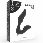 Addicted Toys Masażer Prostaty Model 6 Czarny – ładowalny, silikon medyczny, 10 trybów