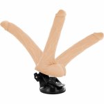 Basecock model przegubowy pilot 18,5 cm x 4 cm – elastyczna maszyna intymna TPE z przyssawką
