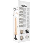 Basecock Wibrator Zdalnie Sterowany 19,5 cm – elastyczny model TPE z przyssawką, 12 trybów