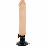 BASECOCK Wibrator zdalnie sterowany TPE 21x4 cm – pilot przewodowy, elastyczny model