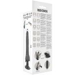 BASECOCK Model 20 Black – intymna maszyna TPE, pilot przewodowy, przyssawka, 20x4 cm