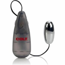 CalExotics Colt Power Pak – wielobiegowy system wibracyjny, 6 cm, srebrny, kompaktowy ABS