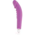 Dolce Vita Classic Violet – model intymny silikonowy, 7 trybów, zdejmowana osłona, 158 mm