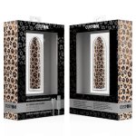 CalExotics Custom Bullets Leopard – mini masażer 10 trybów, magnetyczny port USB, silikon